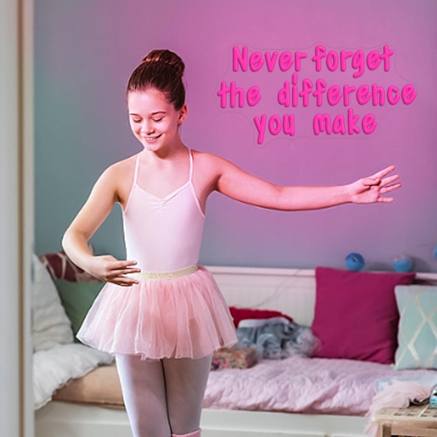 Never Forget The Difference Yo - Neon Sign Party avis et prix