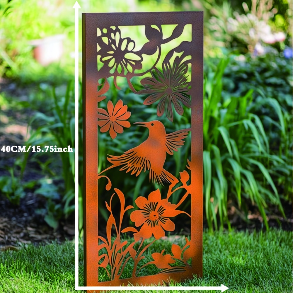 Outdoor 2D Metal Garden Wall P - Flower Wall Panel avis et prix