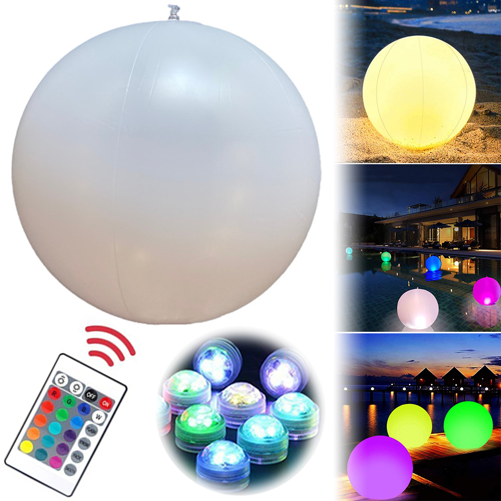 1-4PCS Floating Pool Lights wi - Led Balloon Light avis et prix
