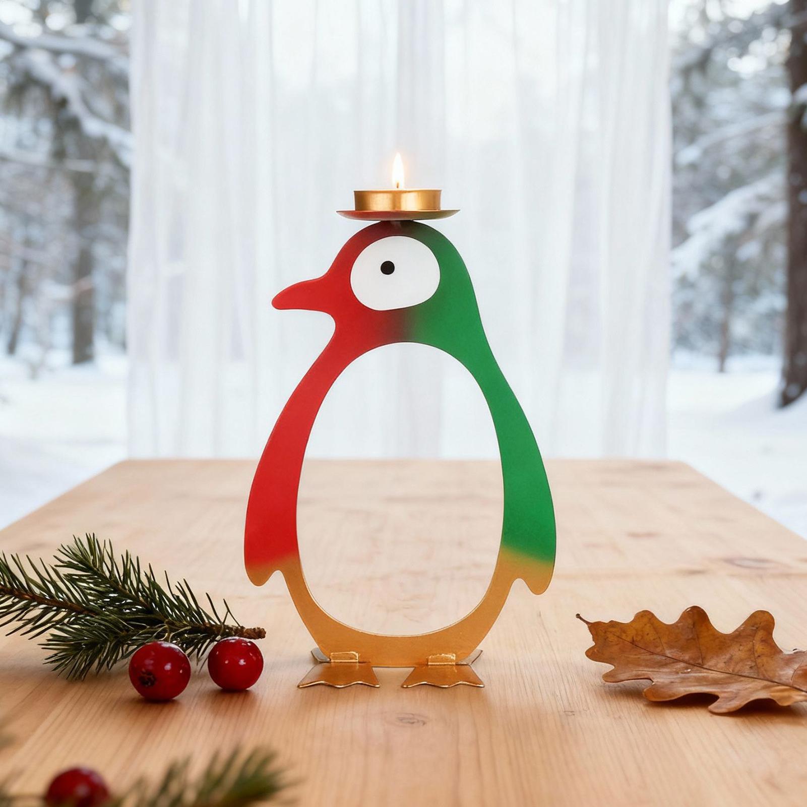 Tea Light Candle Holder Pengui - Centerpiece Stick avis et prix