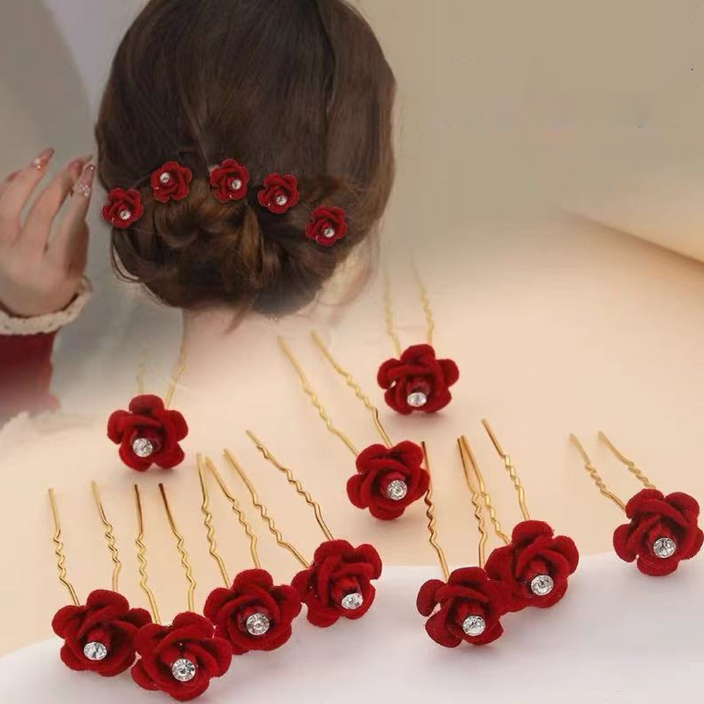 10Pcs Rose Hair Accessories We - Event Suppliers avis et prix