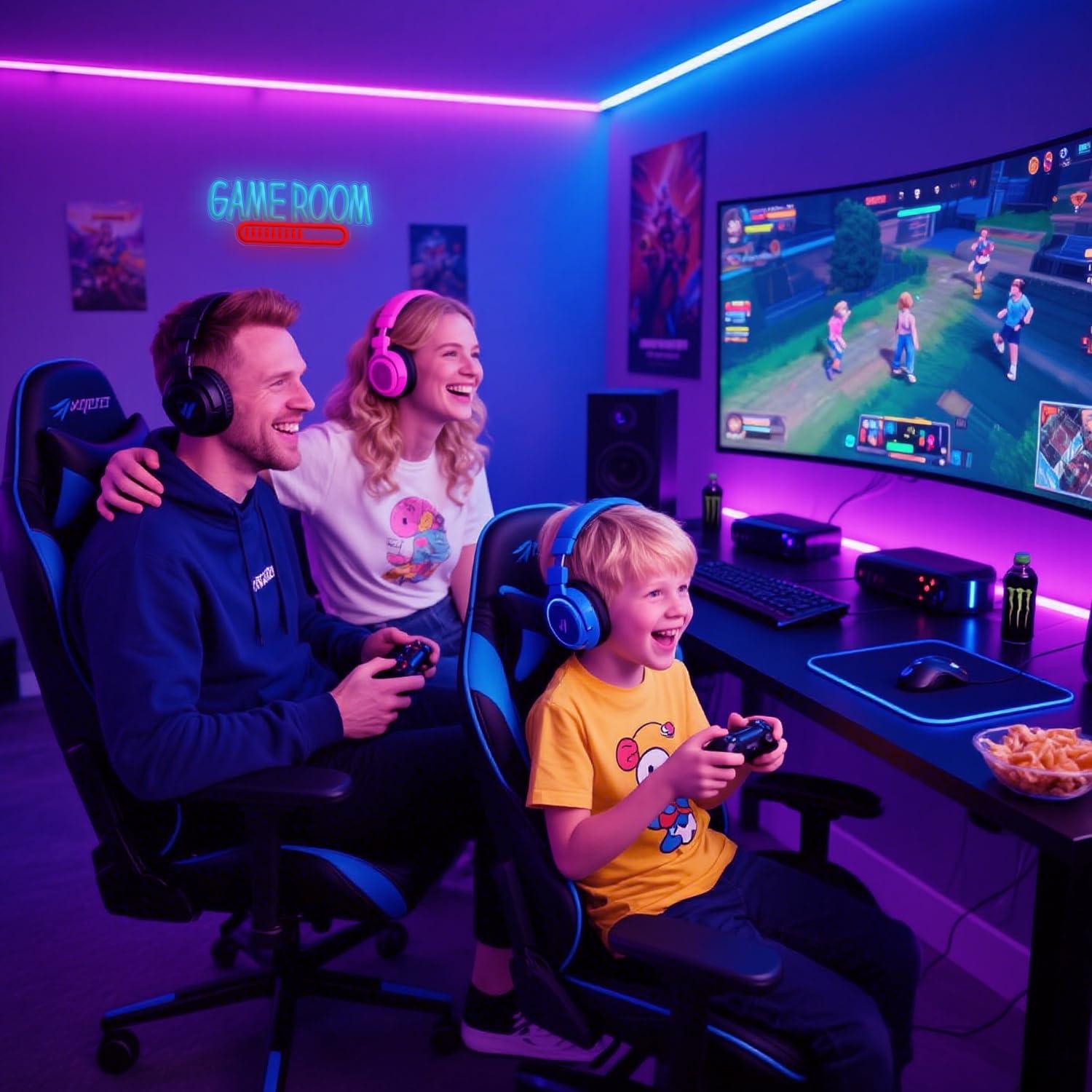 Game Room Neon Sign USB Powere - Event & Party Supply Photos avis et prix