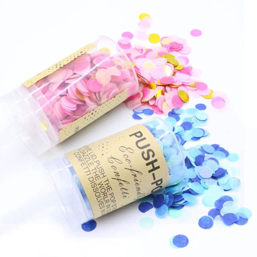 1Pcs Round Push Up Confetti Po - Confetti Cannon Tube avis et prix