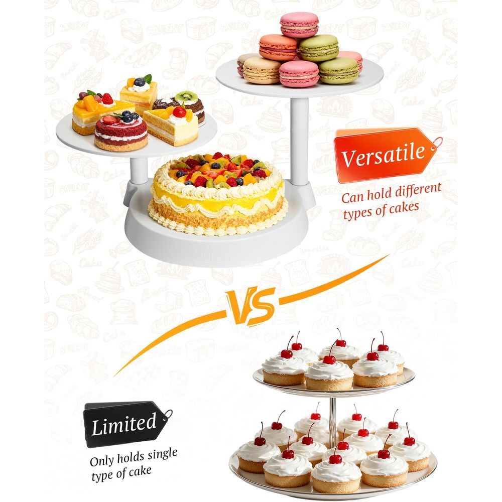 3-Tier Plastic Cupcake Stand,  - Cupcake Stand Tier avis et prix