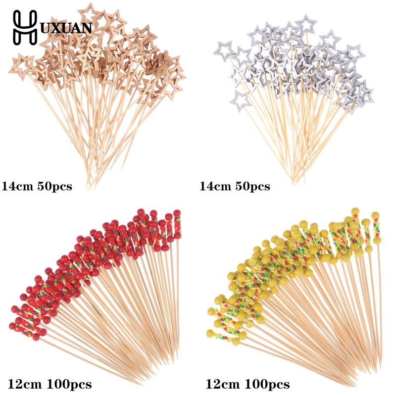 50/100Pcs Star Disposable Bamb - Centerpiece Stick avis et prix