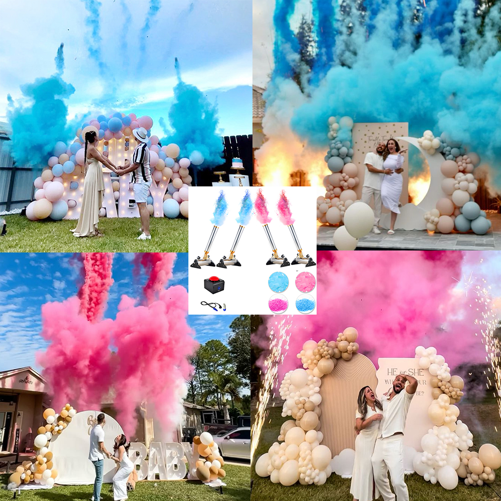 Tnt Gender Reveal Machine Kit  - Confetti Cannon Tube avis et prix