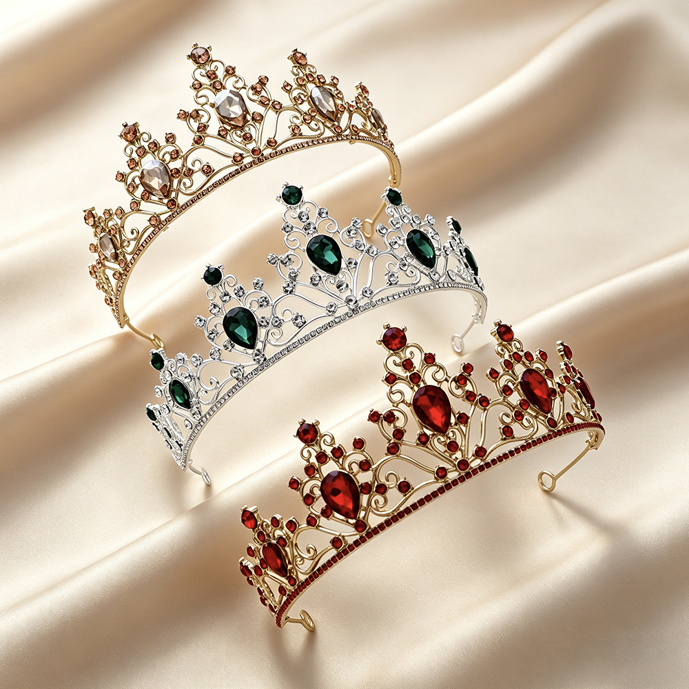 Baroque Bridal Tiara Sparkling - Event & Party Supply Photos avis et prix