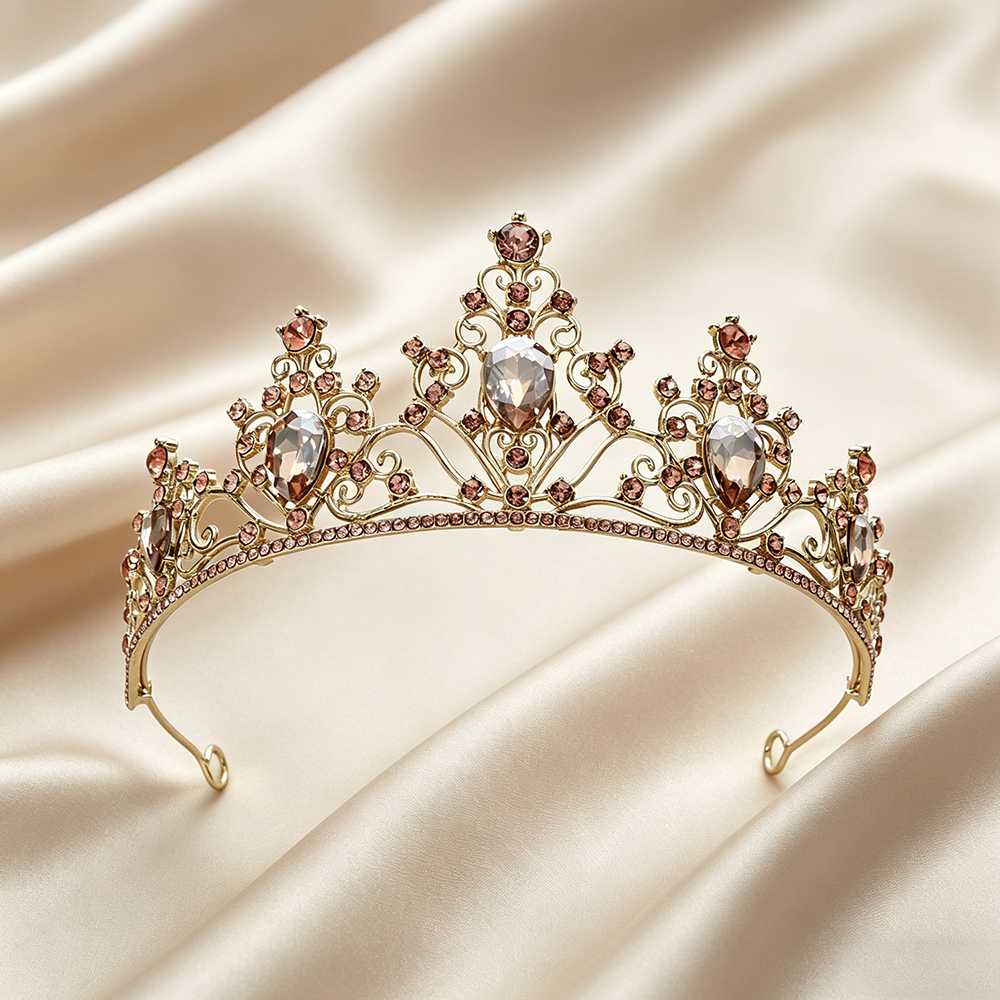 Baroque Bridal Tiara Sparkling - Event & Party Supply Photos avis et prix