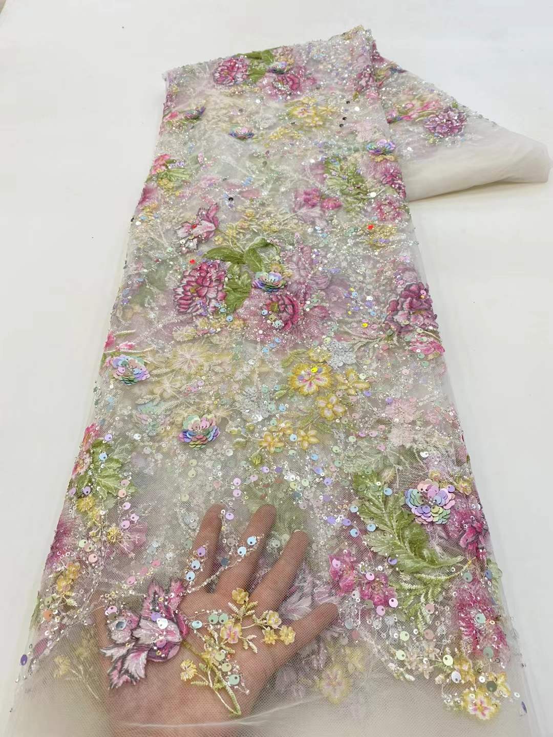 African Lace Fabric 2026 High  - Glitter Tablecloth avis et prix