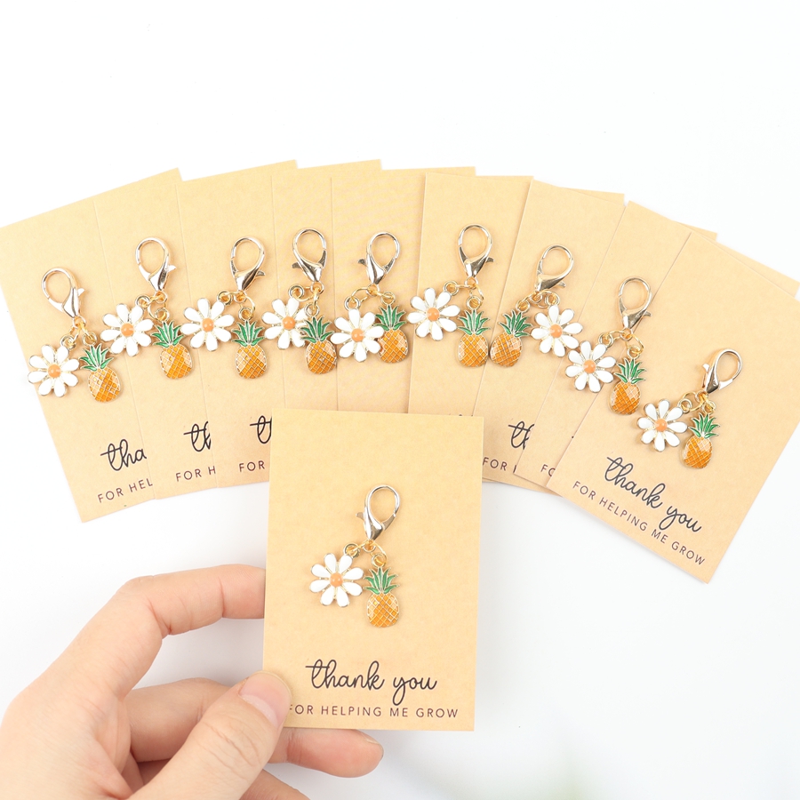 10 Mini Pineapple Keychains, w - Event Party avis et prix