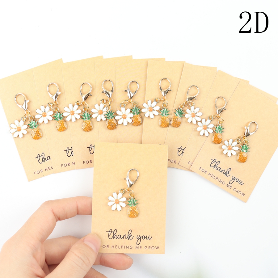 10 Mini Pineapple Keychains, w - Event Party avis et prix