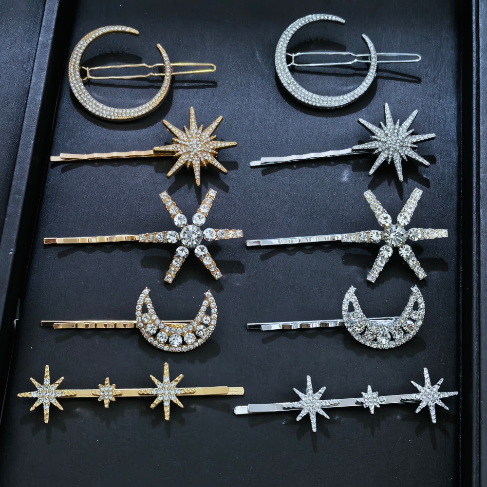 3/4 pcs set Crystal Star Hairp - Event Suppliers avis et prix
