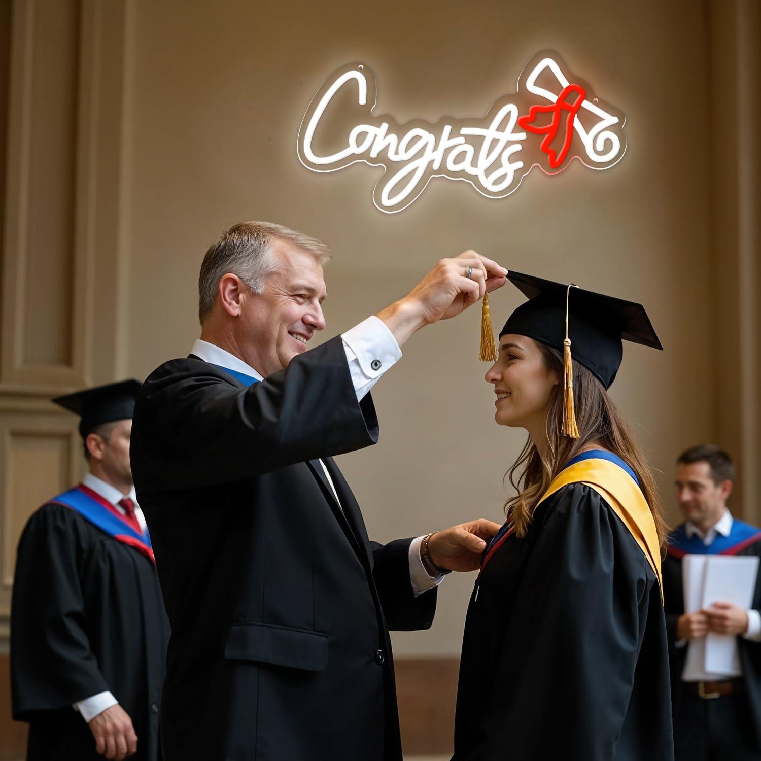 Congrats Graduation Neon Sign  - Neon Sign Party avis et prix