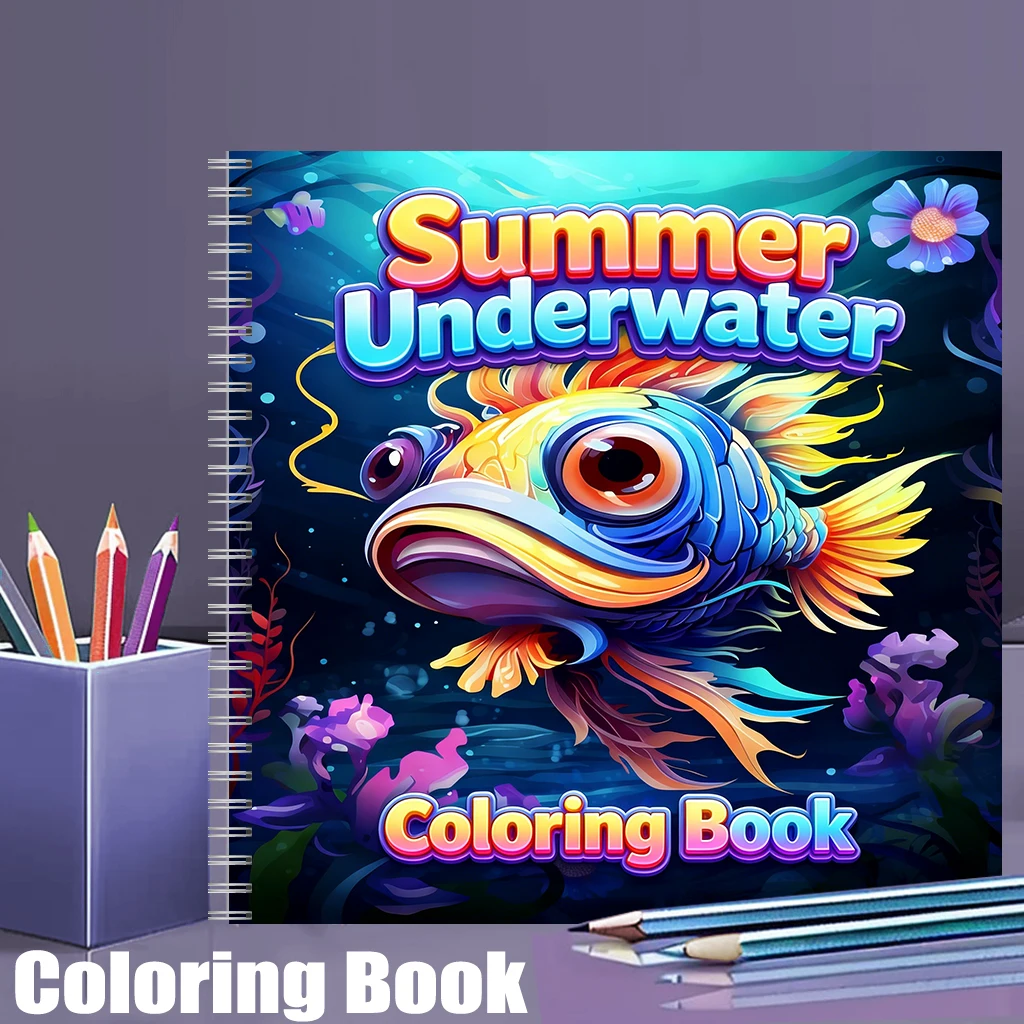 Summer Underwater Coloring Boo - Supply Event avis et prix