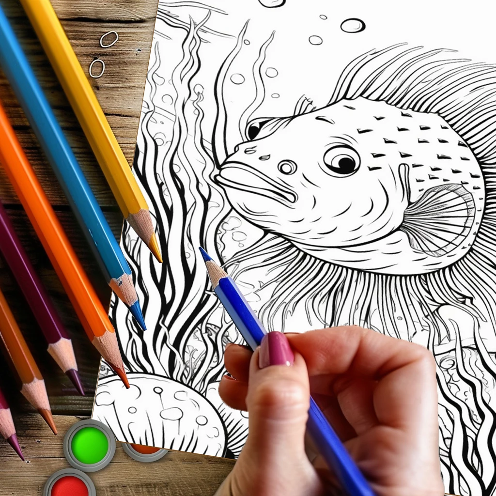 Summer Underwater Coloring Boo - Supply Event avis et prix