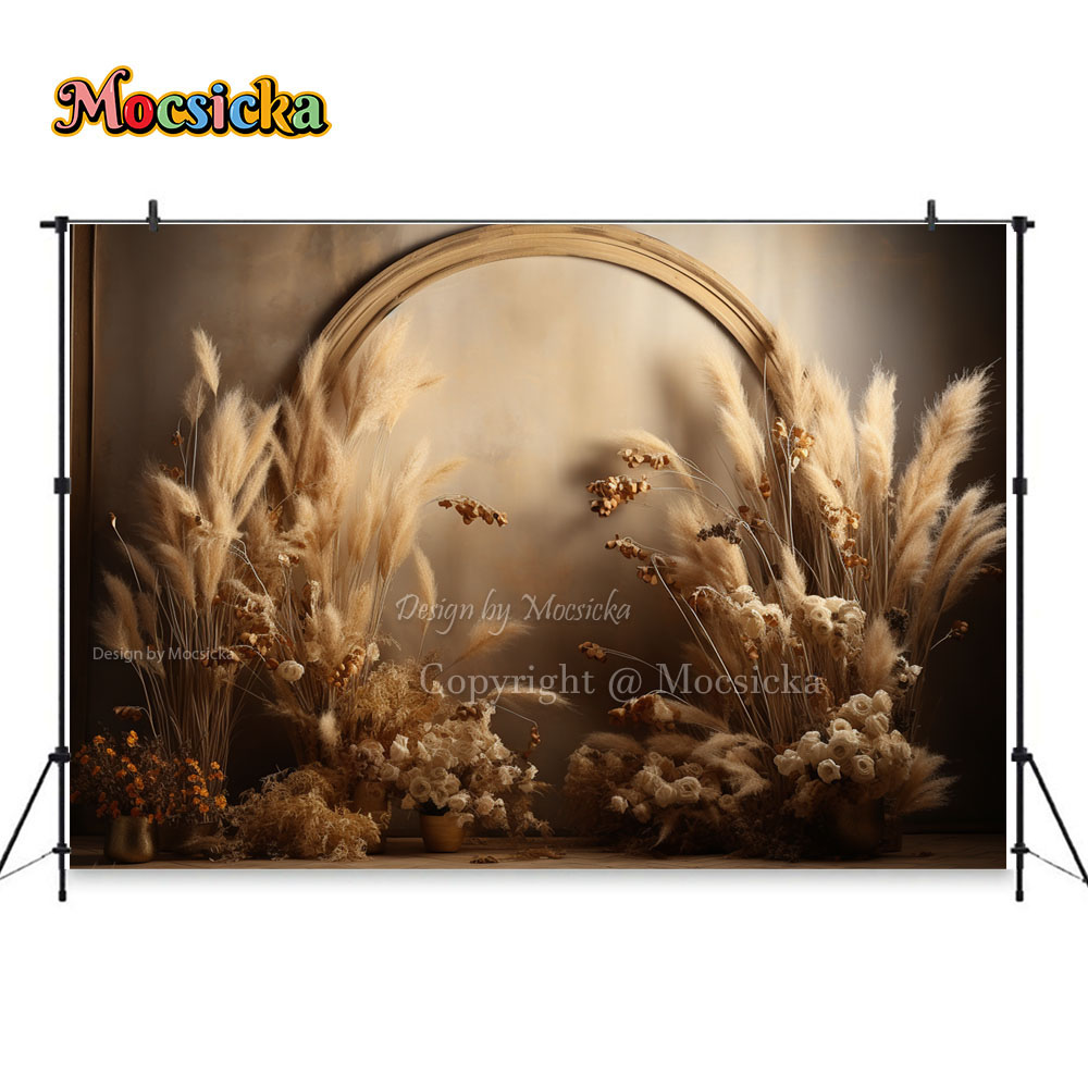 Mocsicka Boho Retro Brown Phot - Dessert Table Backdrop avis et prix
