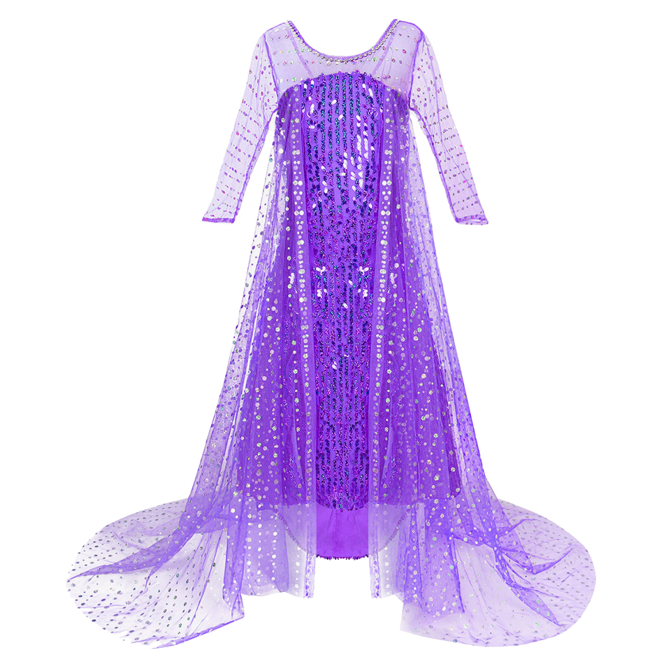 Elsa Purple Halloween Dress Gi - Glitter Tablecloth avis et prix