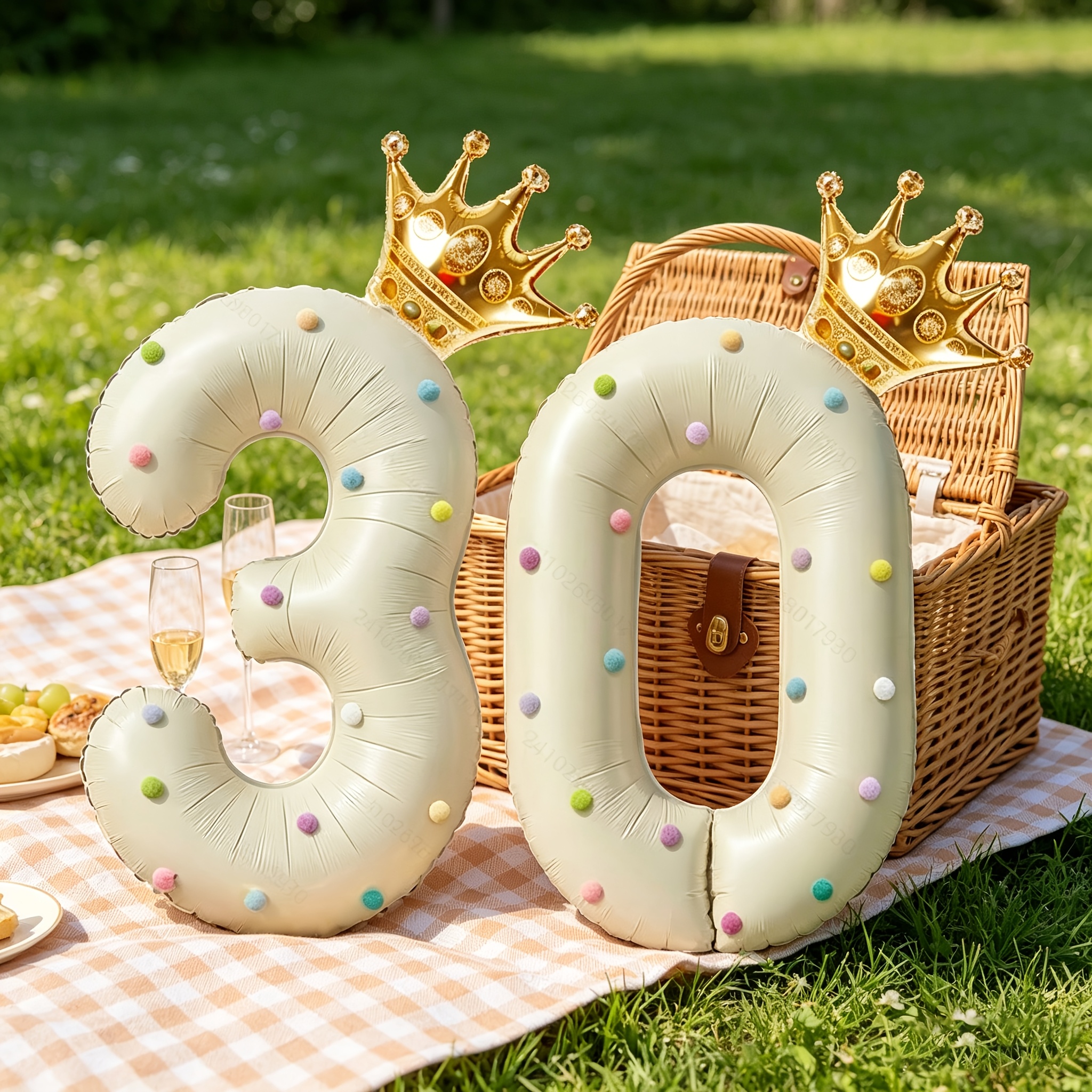 Large 40inch Cream-Colored Num - Party Event Supply Store avis et prix