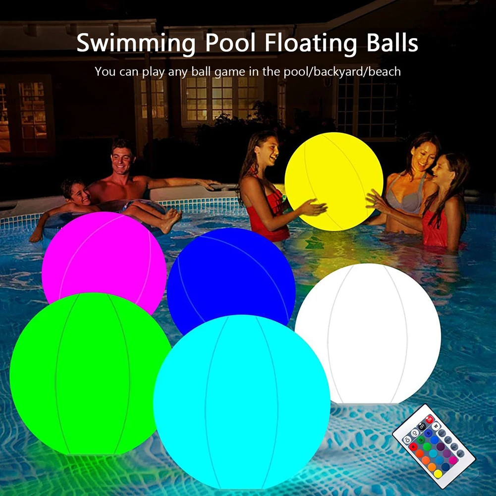 Inflatable Pool Beach Ball 16  - Led Balloon Light avis et prix