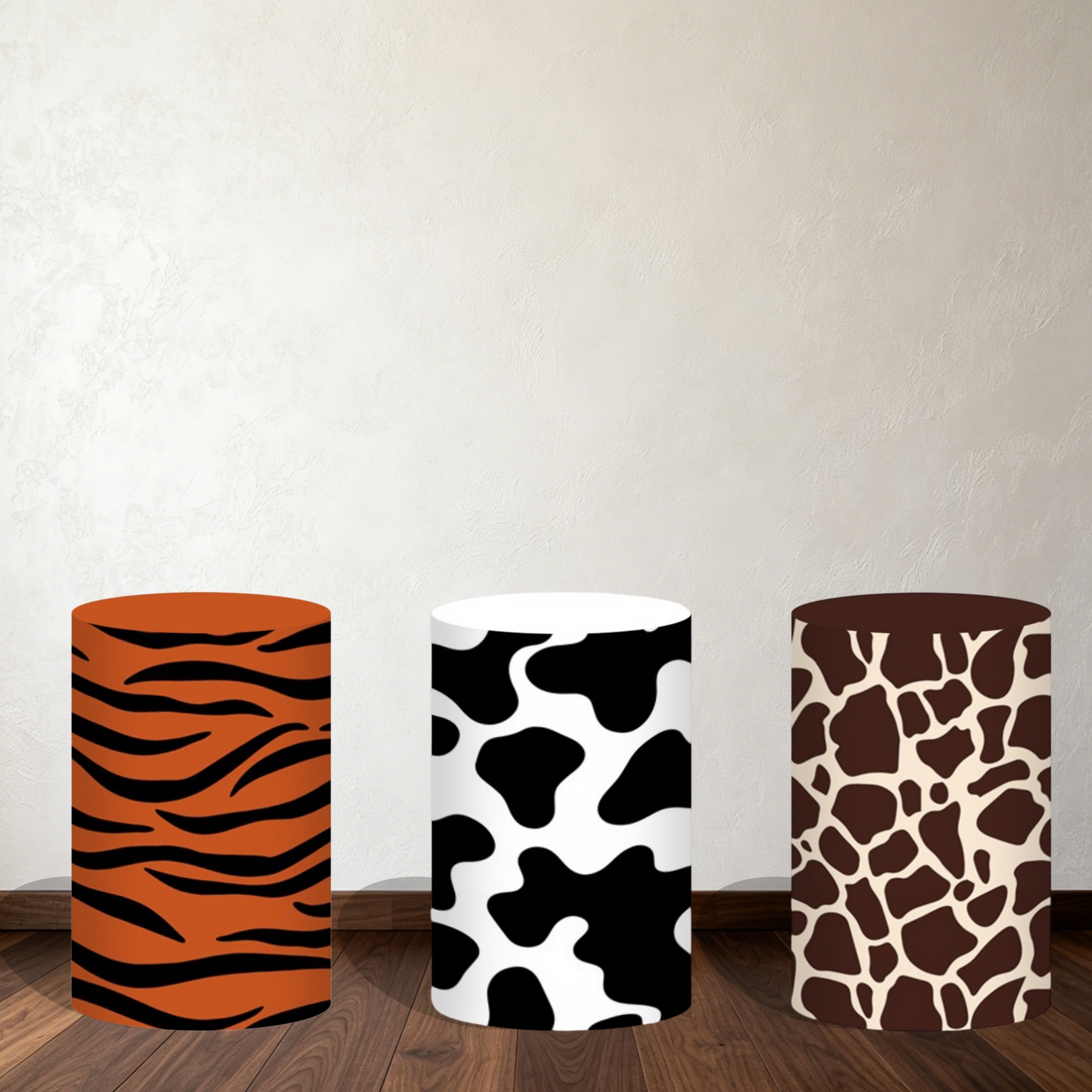 Safari Cylinder Pedestal Stand - Dessert Table Backdrop avis et prix