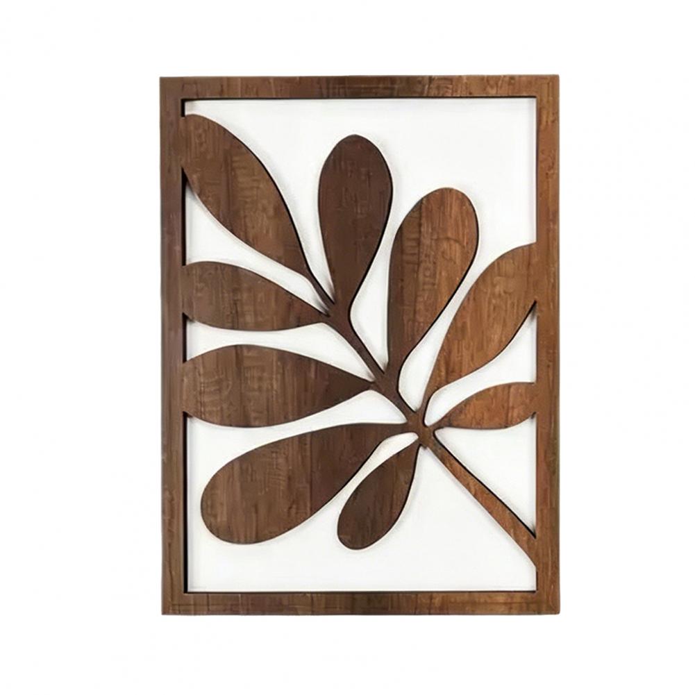 3 Pcs Nordic Style Wood Decor  - Flower Wall Panel avis et prix
