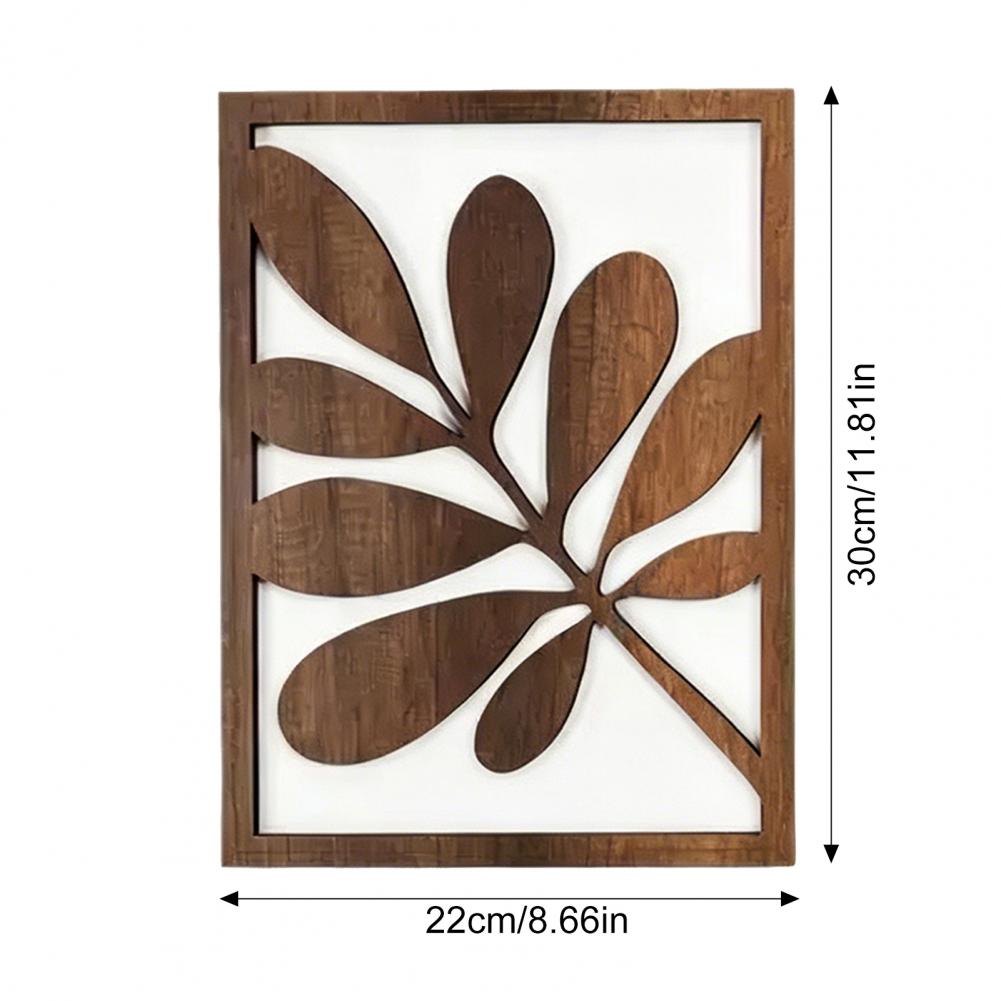 3 Pcs Nordic Style Wood Decor  - Flower Wall Panel avis et prix