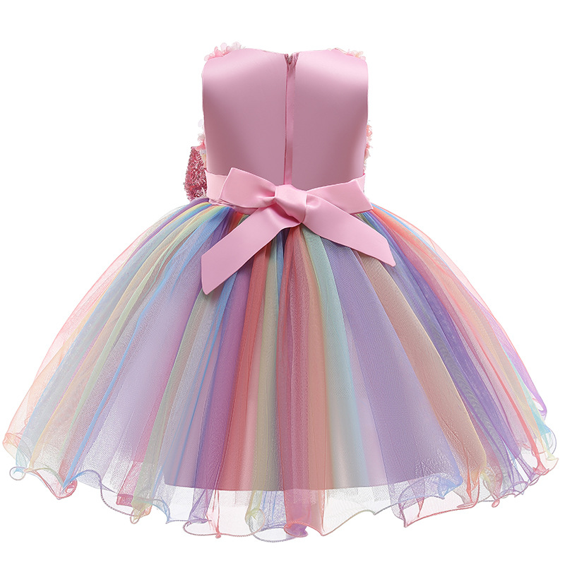 Girls Flower Sequins Tulle Rai - Glitter Tablecloth avis et prix