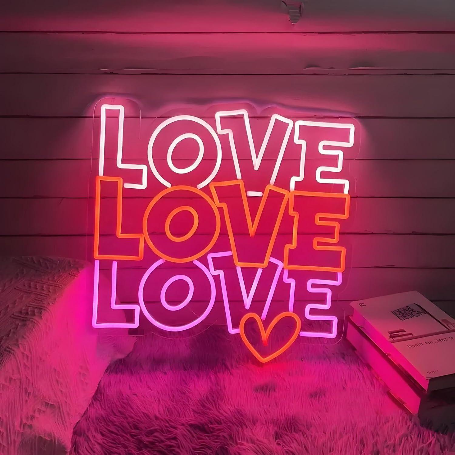 Love Neon Sign USB Dimmable LE - Neon Sign Party avis et prix