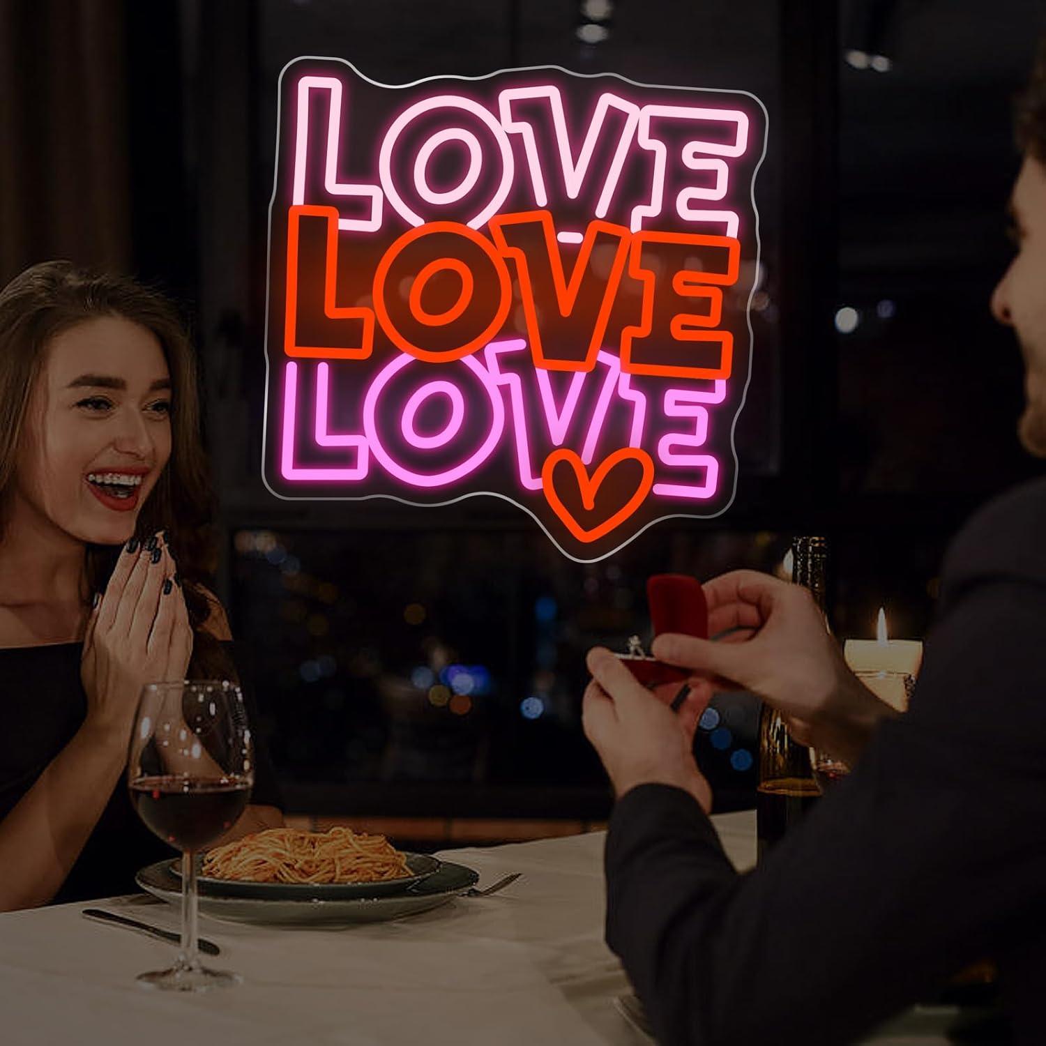 Love Neon Sign USB Dimmable LE - Neon Sign Party avis et prix