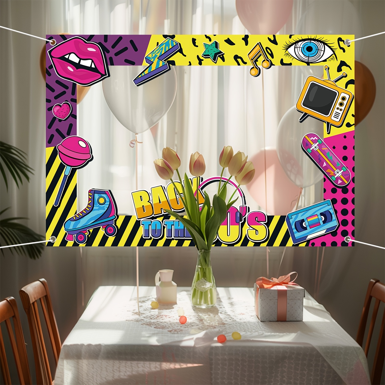 Back to The 80s Party Photo Bo - Photo Booth Frame avis et prix