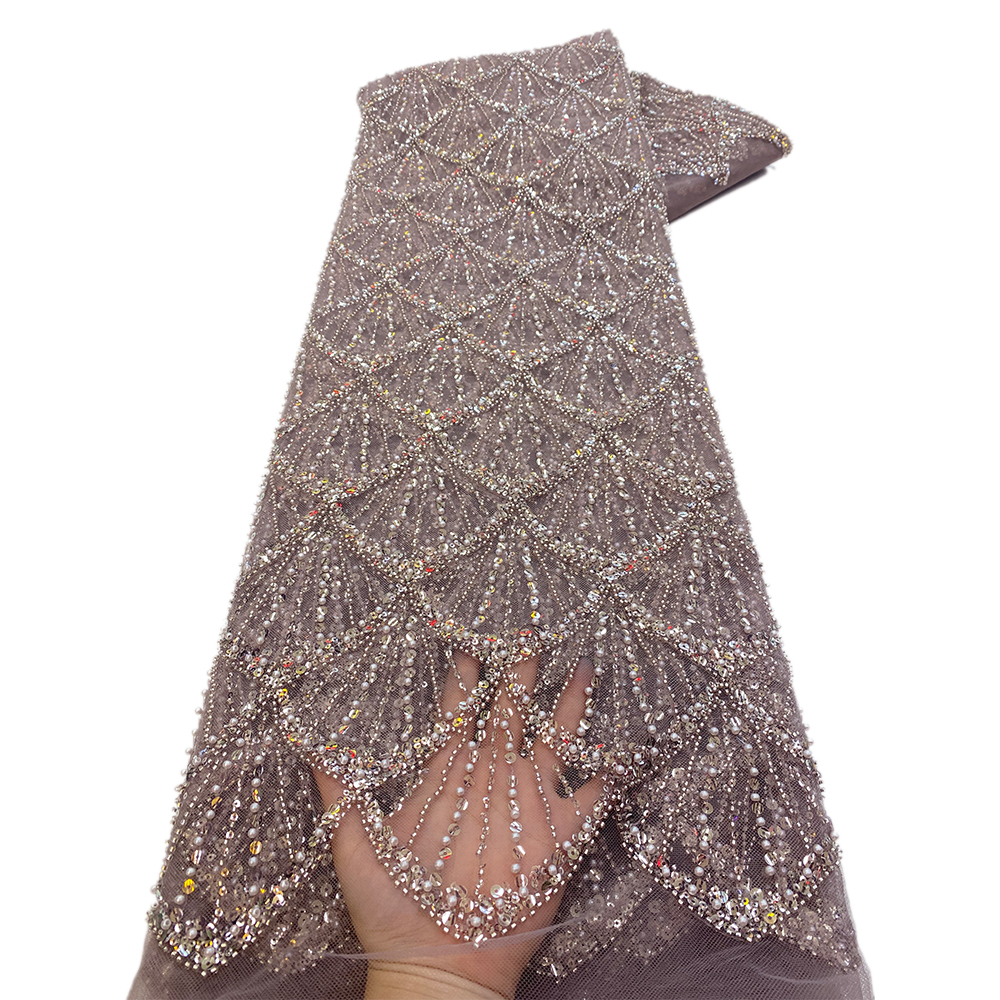 African Beaded Lace Fabric Fre - Glitter Tablecloth avis et prix