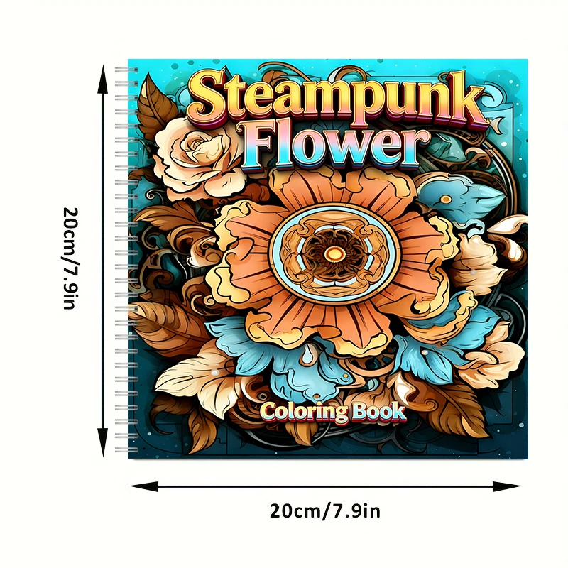 Coloring Book Steampunk Flower - Supply Event avis et prix