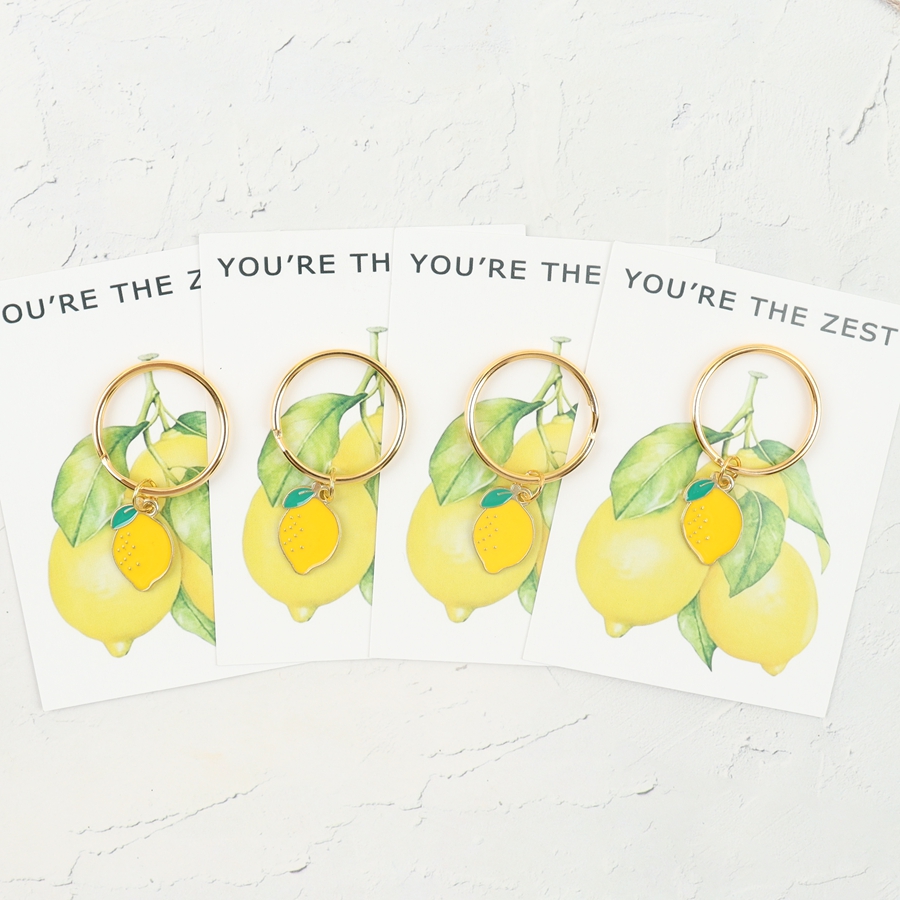 7 Chic Lemon Keychains, Includ - Event Party avis et prix