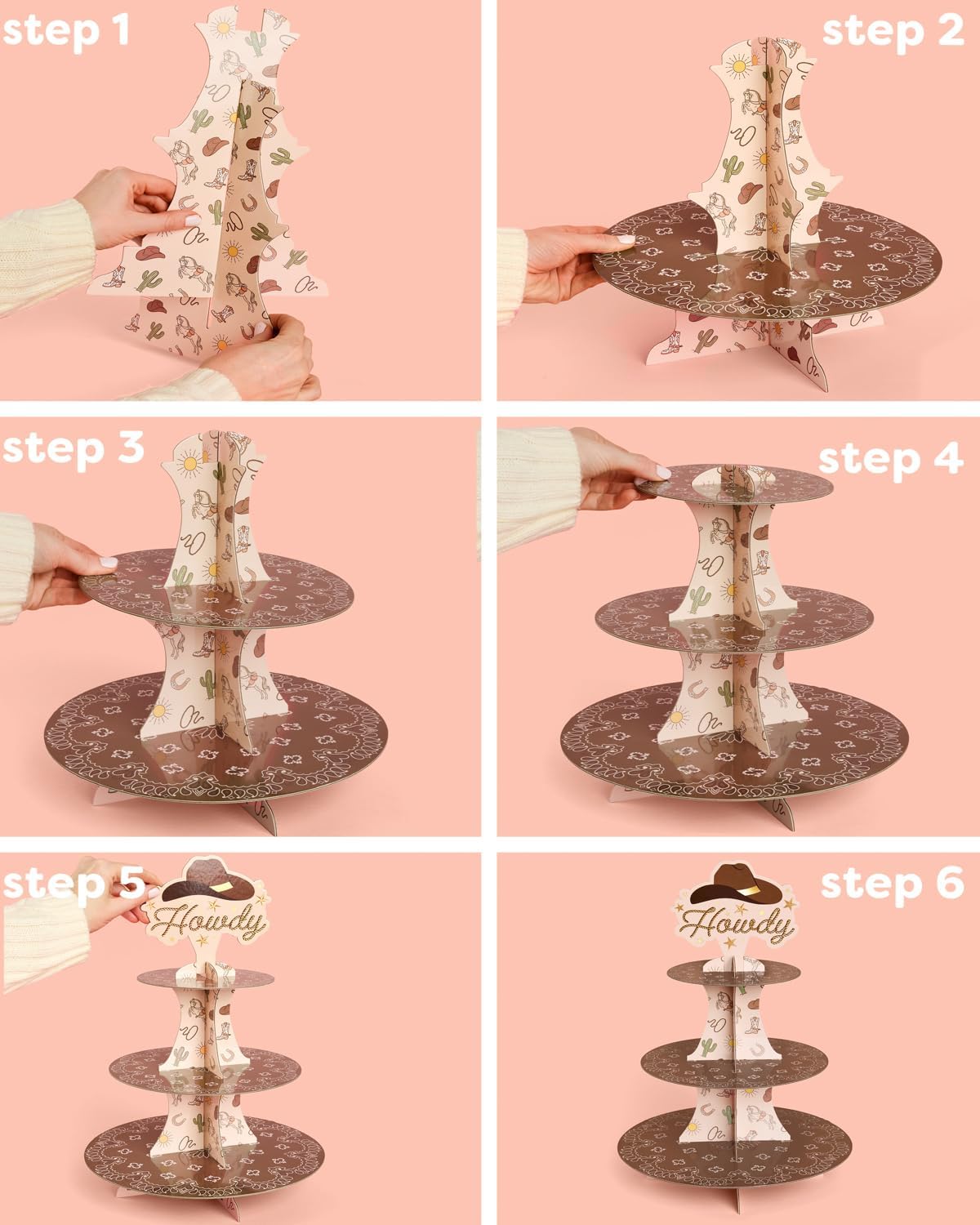 Homiva Store xo, Fetti Western - Cupcake Stand Tier avis et prix