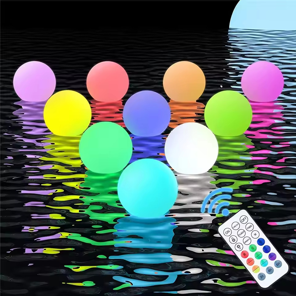 1-5PCS Floating Pool Lights wi - Led Balloon Light avis et prix