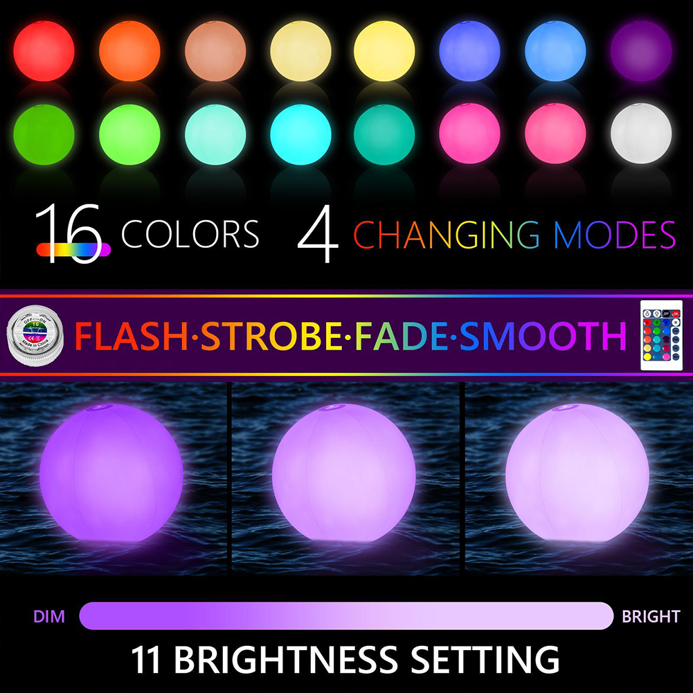 1-5PCS Floating Pool Lights wi - Led Balloon Light avis et prix