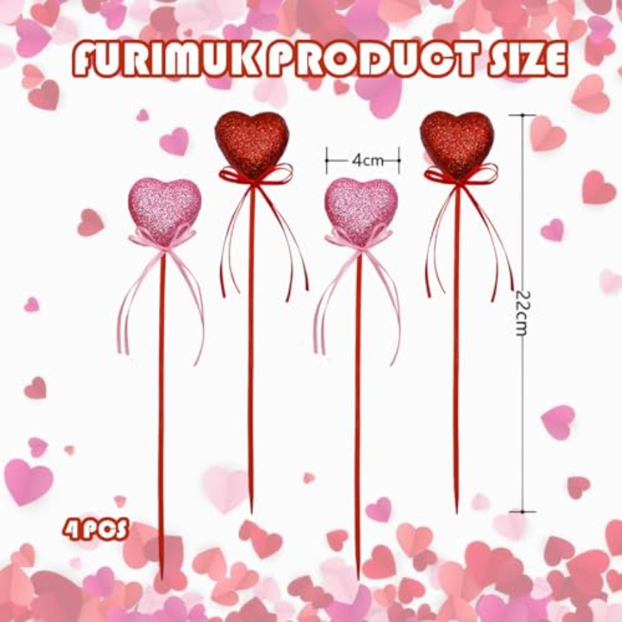Valentine's Day Glitter Heart  - Centerpiece Stick avis et prix