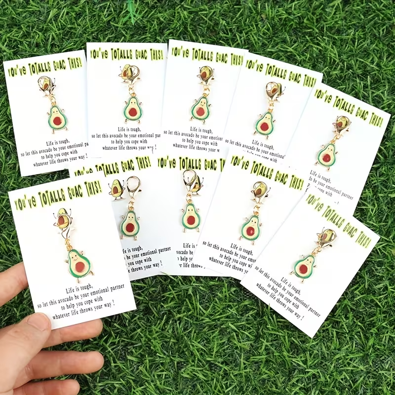 10 Charming Avocado Keychains  - Event Party avis et prix