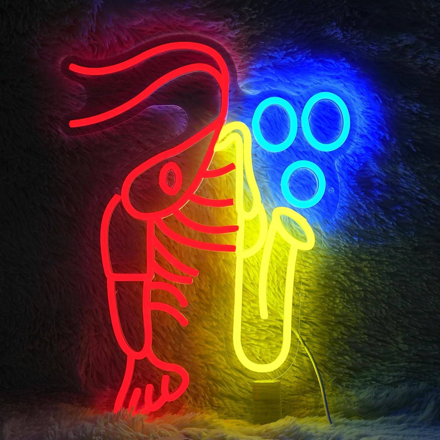 Lobster Saxophone Neon Sign Ja - Neon Sign Party avis et prix