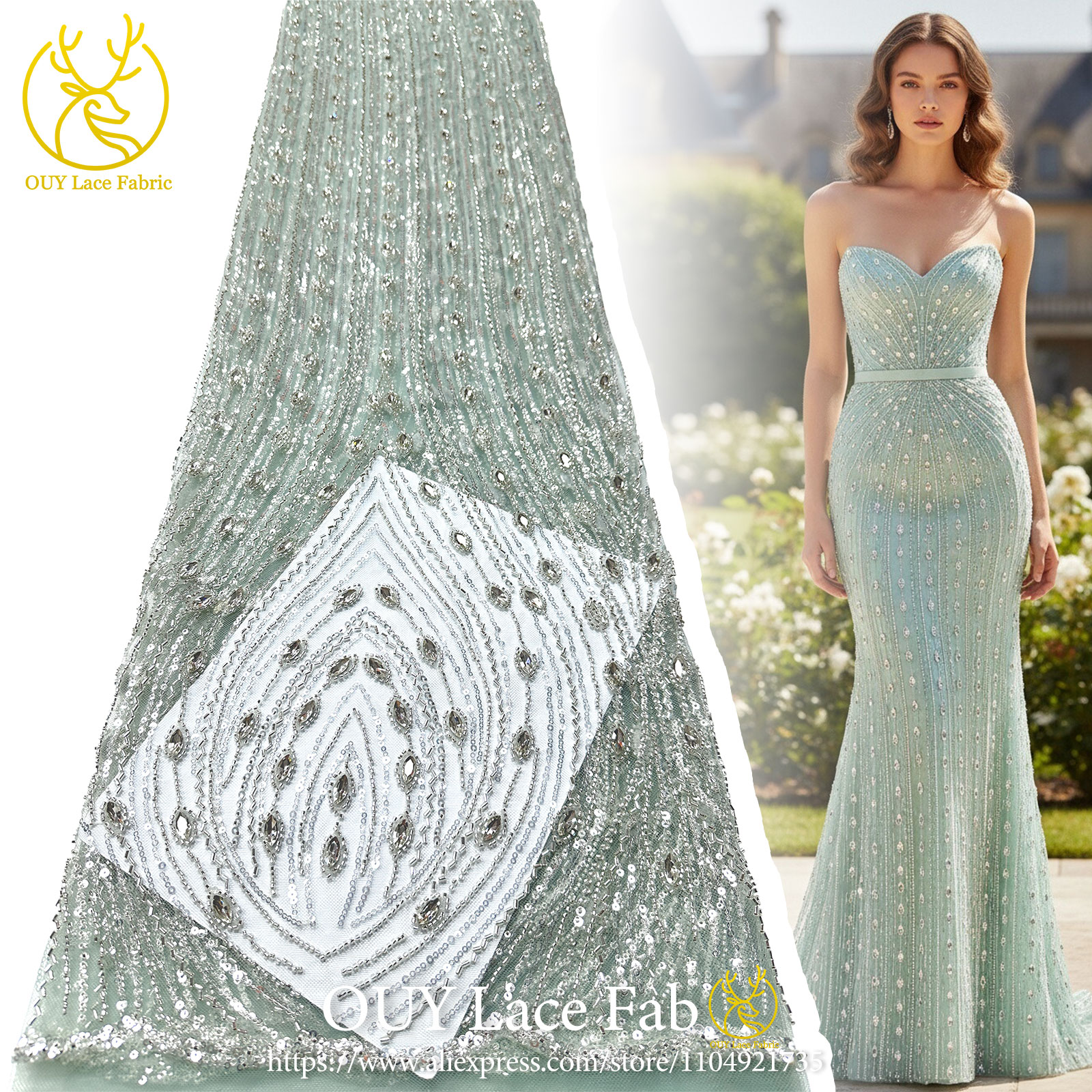 Luxurious Nigerian Diamond Lac - Glitter Tablecloth avis et prix