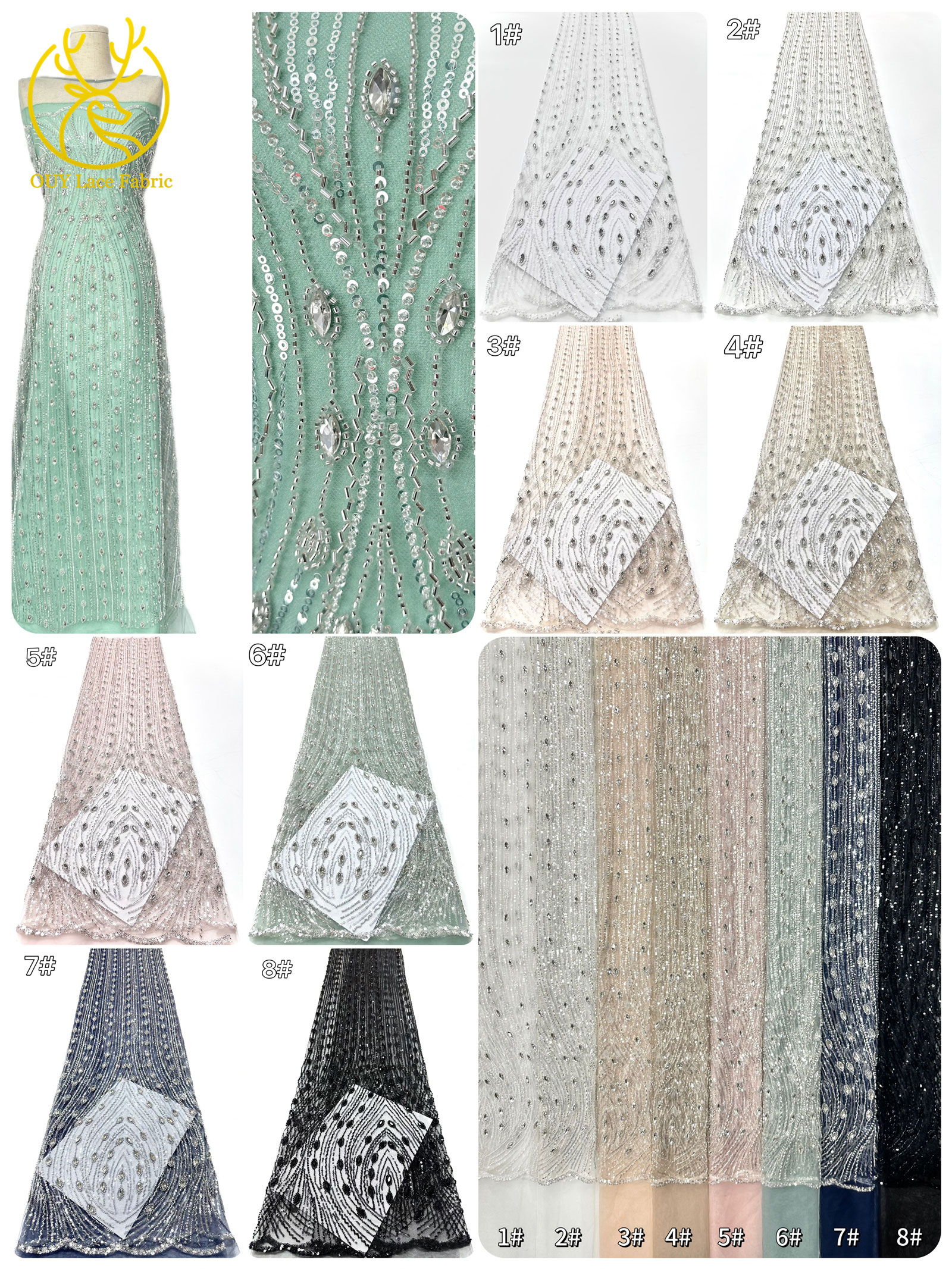 Luxurious Nigerian Diamond Lac - Glitter Tablecloth avis et prix