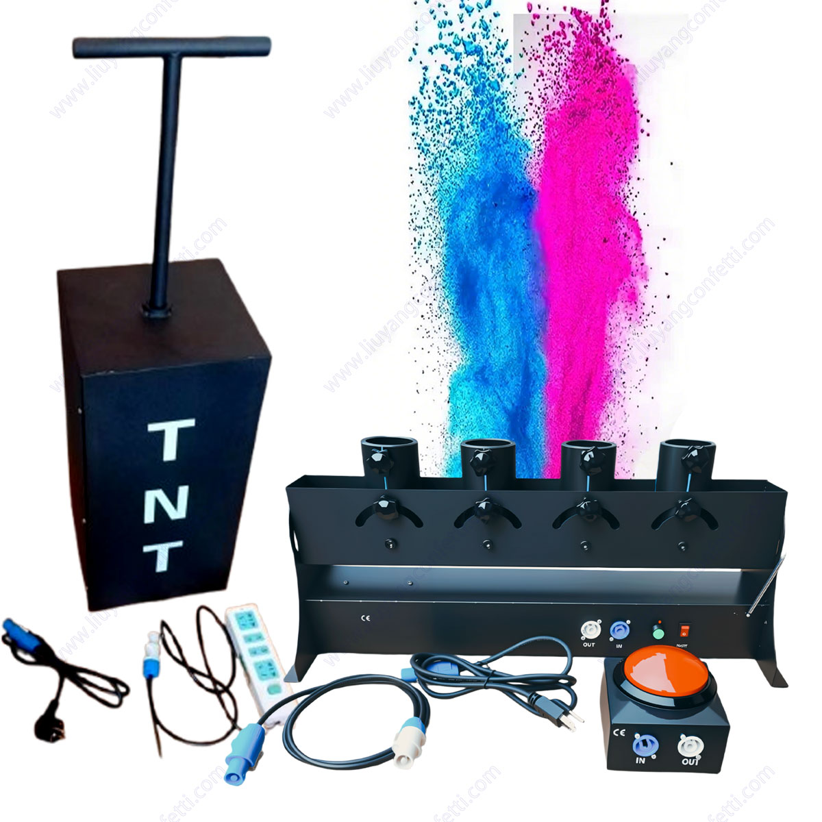 Electronic Spray Confetti Powd - Confetti Cannon Tube avis et prix