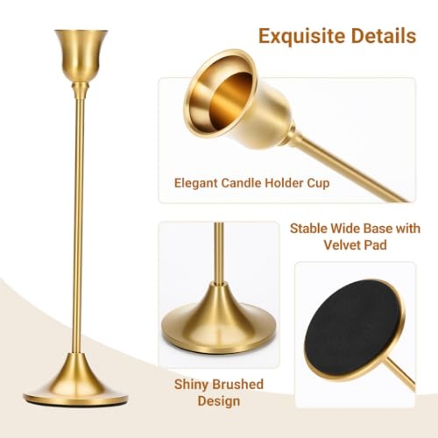 Taper Candle Stick Holder - 3P - Centerpiece Stick avis et prix