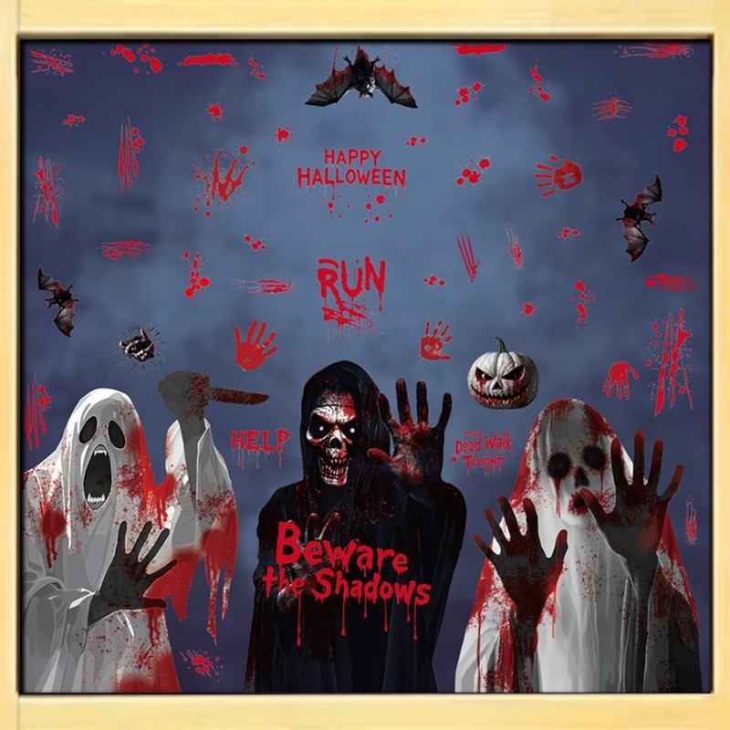 Halloween Window Clings Ghost  - Party Event Supply Store avis et prix