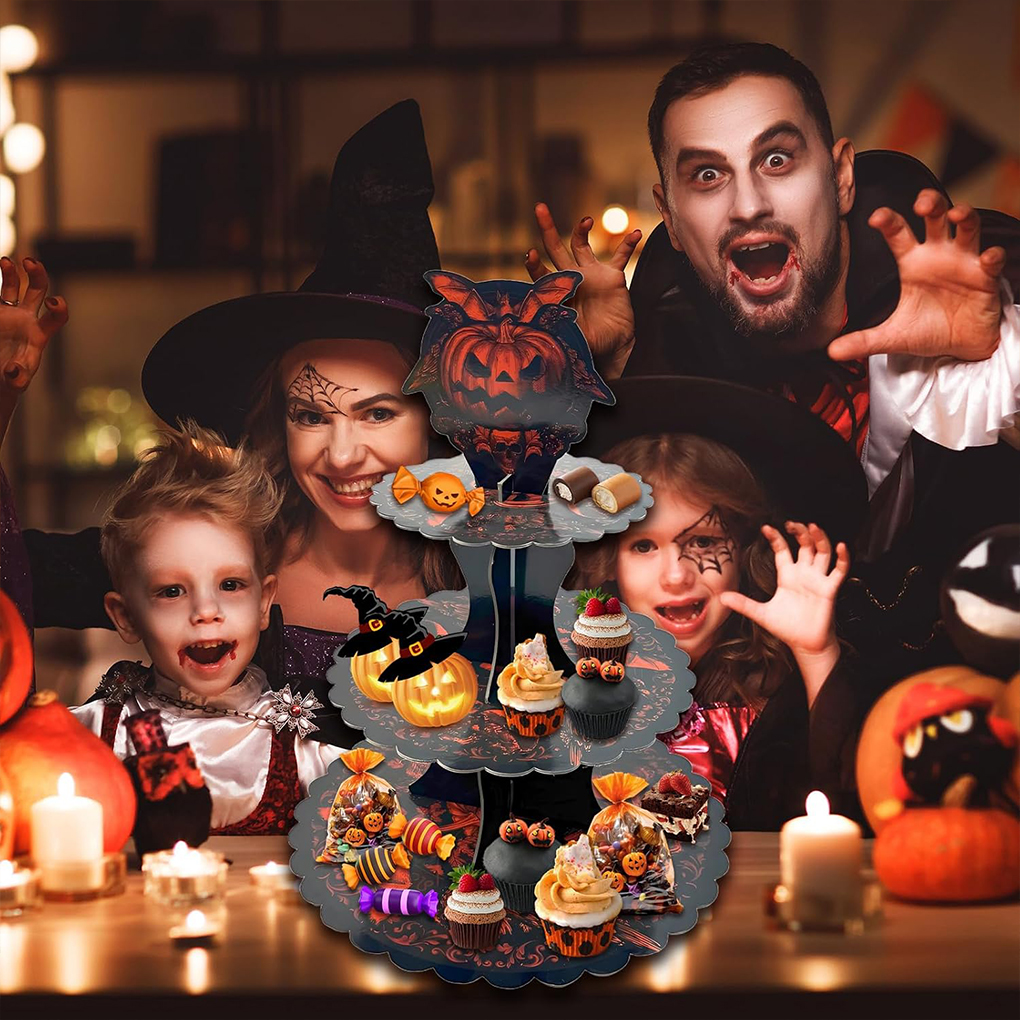 Halloween Cake Stand Pumpkin B - Cupcake Stand Tier avis et prix
