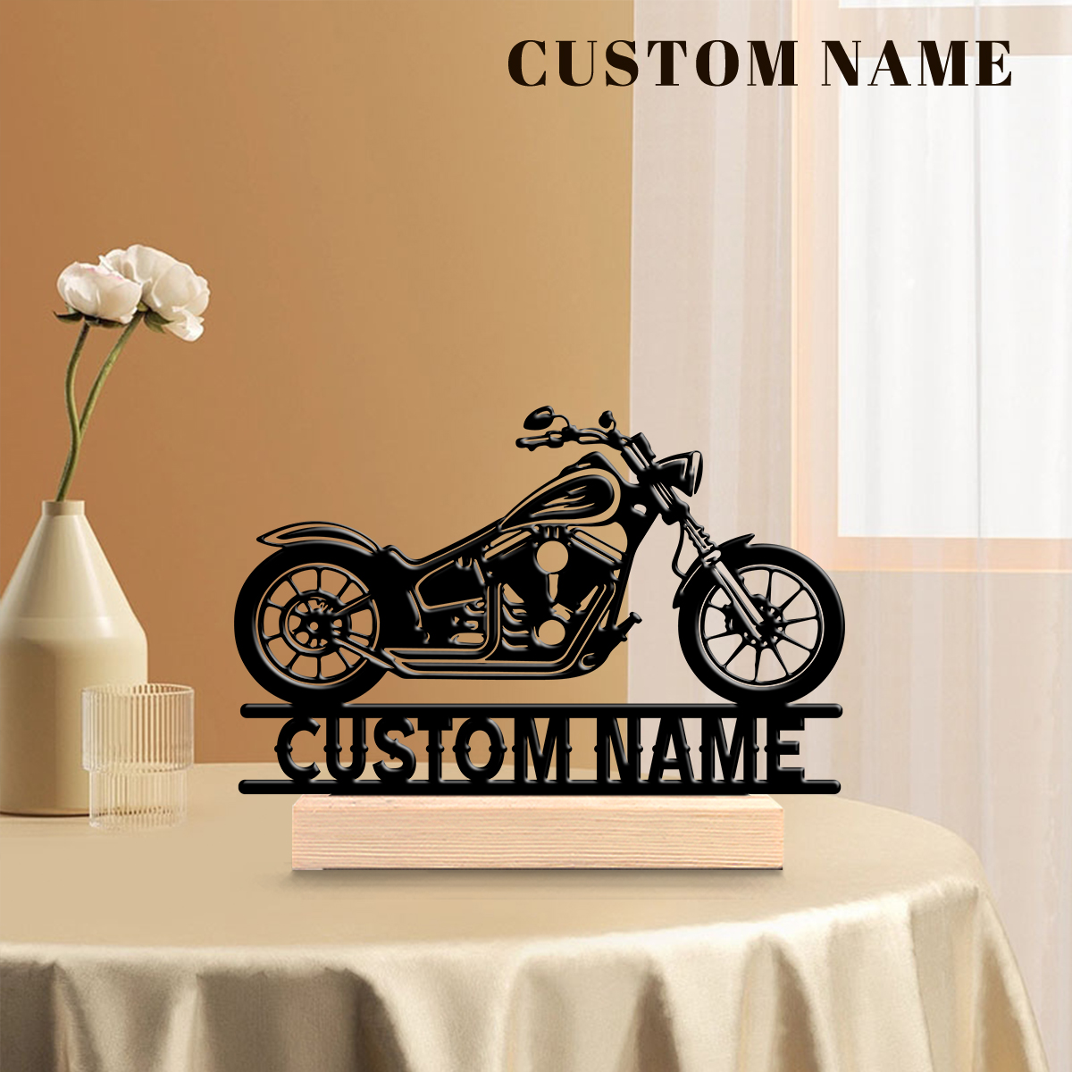 1Pc Csutom Name Road Motorbike - Eve Party avis et prix