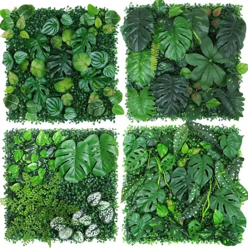 50x50cm 3d Artificial Plant Pa - Flower Wall Panel avis et prix