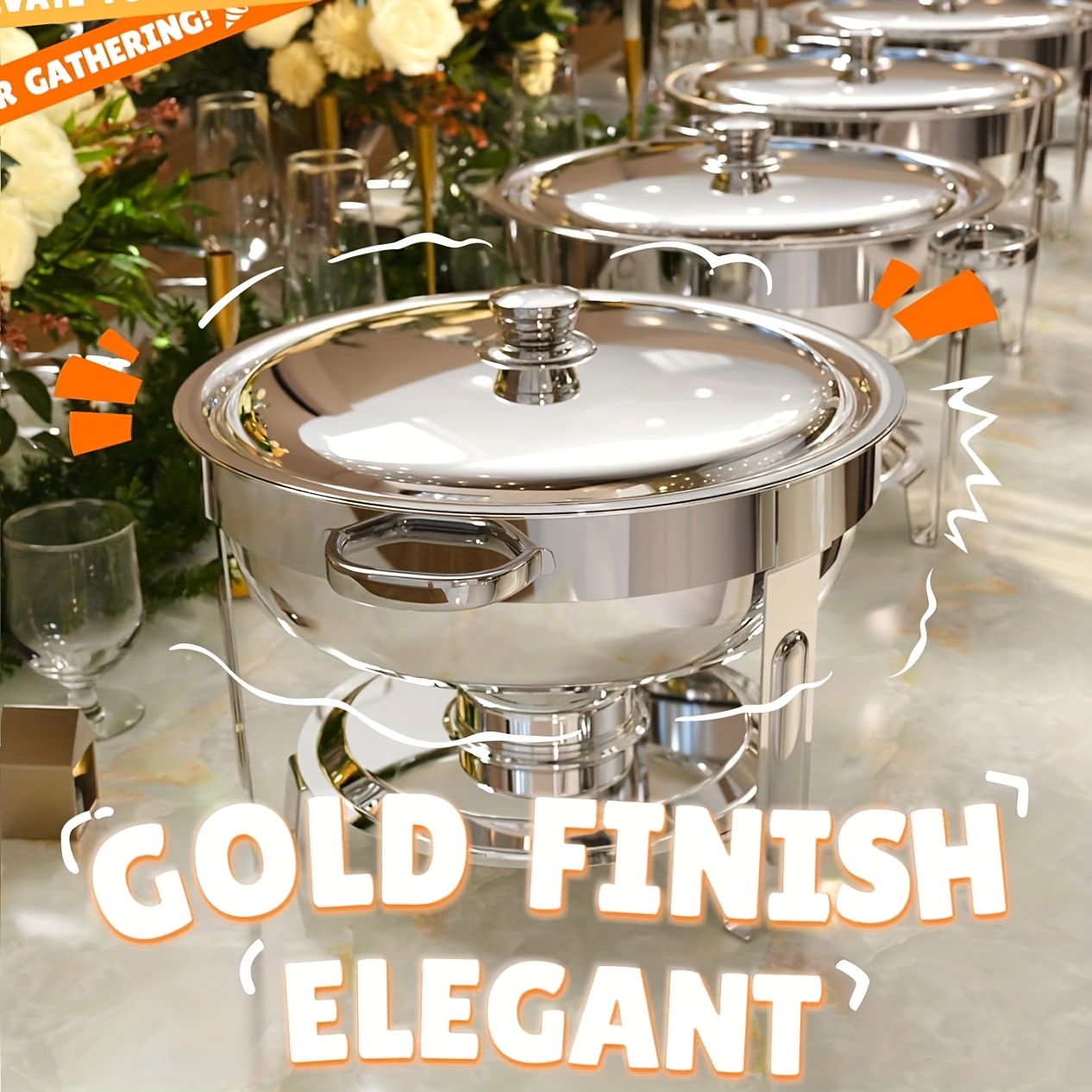 6/9QT Chafing Dishes For Buffe - Event & Party Supply Photos avis et prix