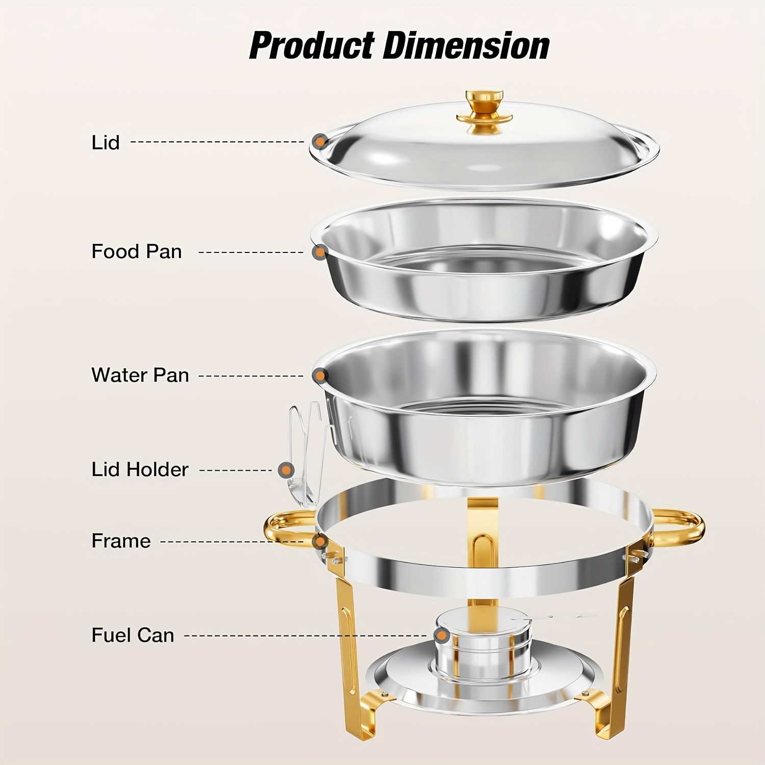 6/9QT Chafing Dishes For Buffe - Event & Party Supply Photos avis et prix